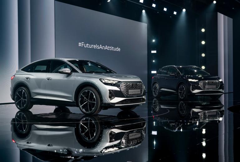 Elektrinis ir efektyvus: Audi Q4 e-tron ir Q4 Sportback e-tron