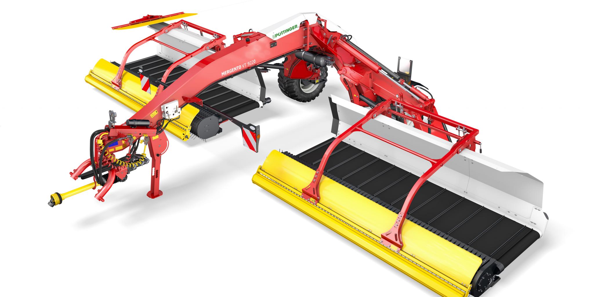 Naujas Pöttinger diržinis grėblys Mergento VT 9220