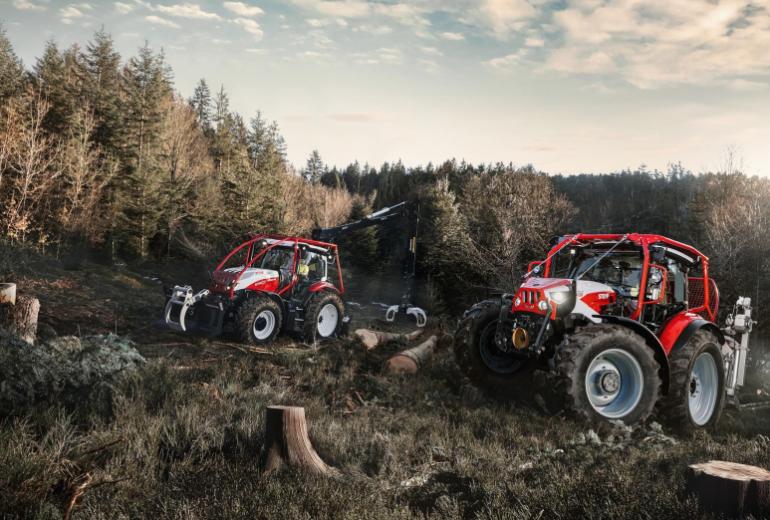 Steyr Plus traktoriams – speciali miškininkystės įranga