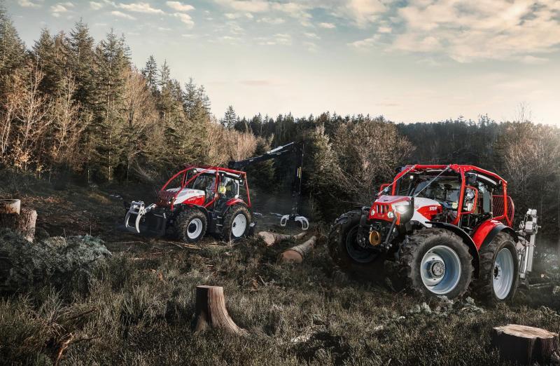 Steyr Plus traktoriams – speciali miškininkystės įranga