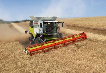 Claas javų kombainų gamos naujokas – vidutinės klasės Trion