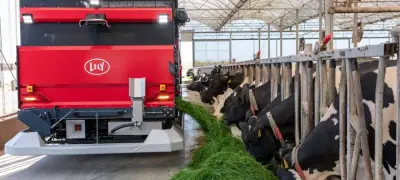 Lely žolės pjovimo ir gyvulių šėrimo robotas prekyboje – jau kitąmet