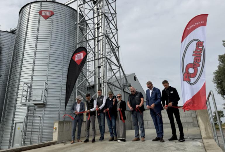 Griškabūdyje – pirmasis grūdų saugojimo ir pašarų gamybos modernizacijos žingsnis