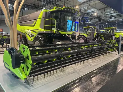 Agritechnica 2025: Zoomlion dyzelinis–elektrinis kombainas - hibridas, sukėlęs šurmulį