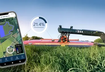 Sausųjų medžiagų jutiklis Vicon diskinėms šienapjovėms