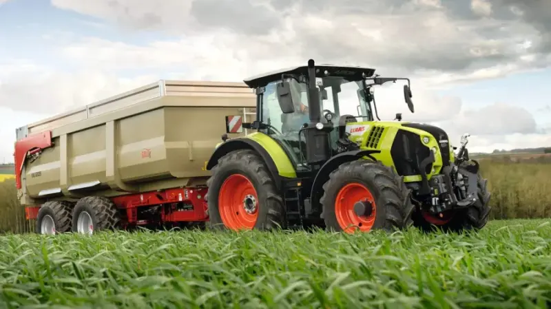 180 AG Claas Arion su keturių cilindrų varikliu