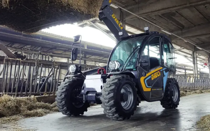 Kompaktiškas visiškai elektrinis Dieci teleskopinis krautuvas