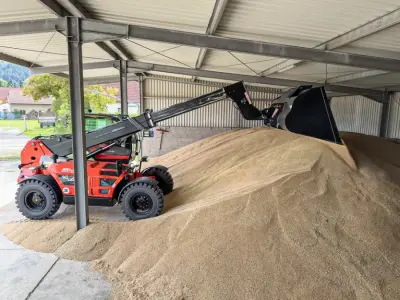 Linde po savo vardu pristato Sennebogen teleskopinius krautuvus