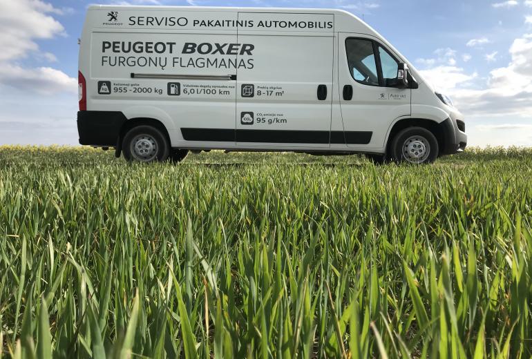 Dar vienas Peugeot Boxer atnaujinimas