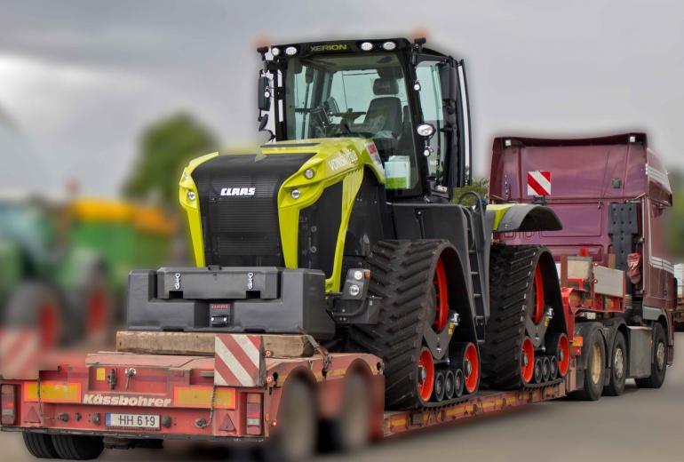 Vikšrinis Claas Xerion galiūnas – į Voniškių žemės ūkio bendrovę