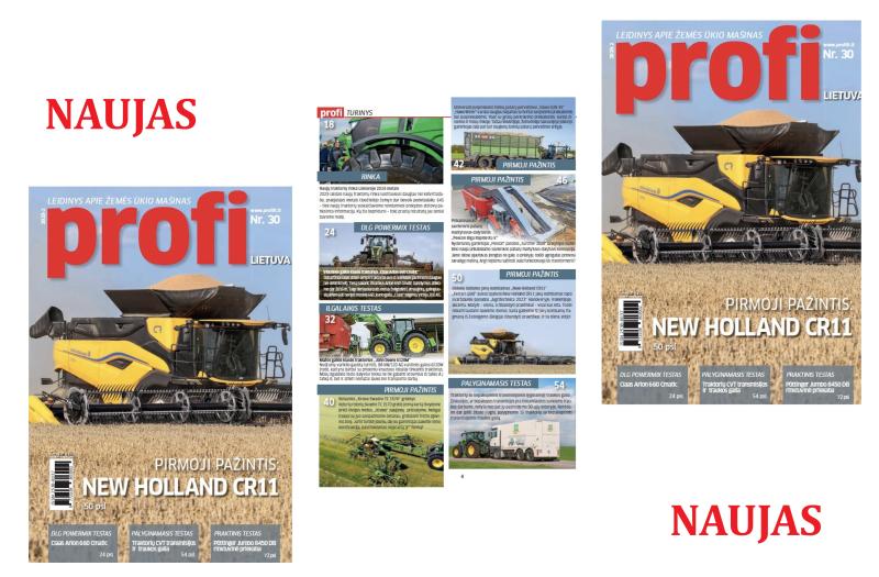 Šviežia dozė technikos naujienų – naujas Profi Lietuva numeris jau čia