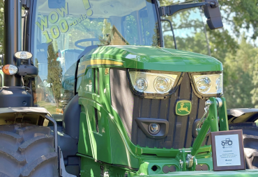 „Šimtasis“ su misija – John Deere 6R 155 dirbs tiksliai ir taupiai