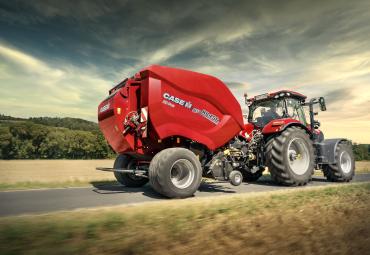 Case IH pristato tvirtus HD serijos kintamos kameros ritinių presus profesionalams