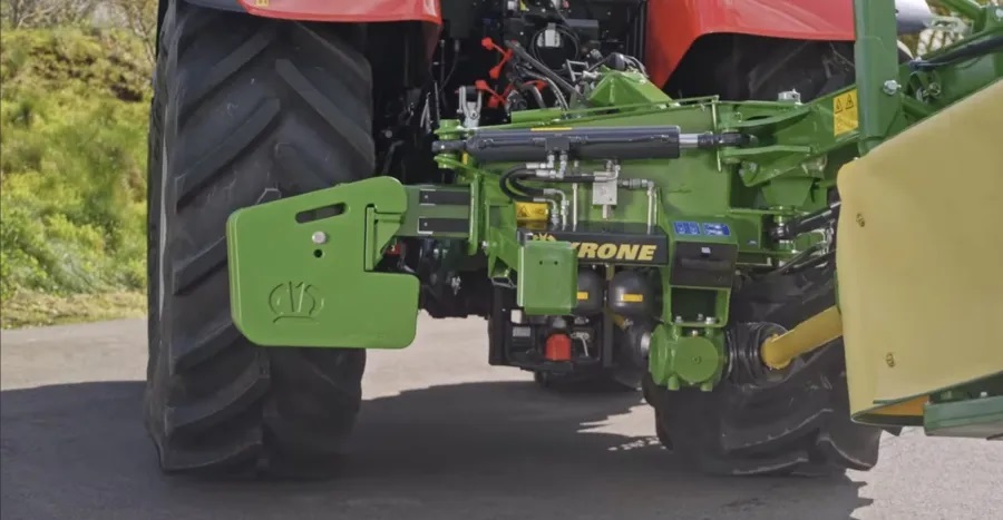 Nauja Krone žoliapjovė su balastiniu svoriu