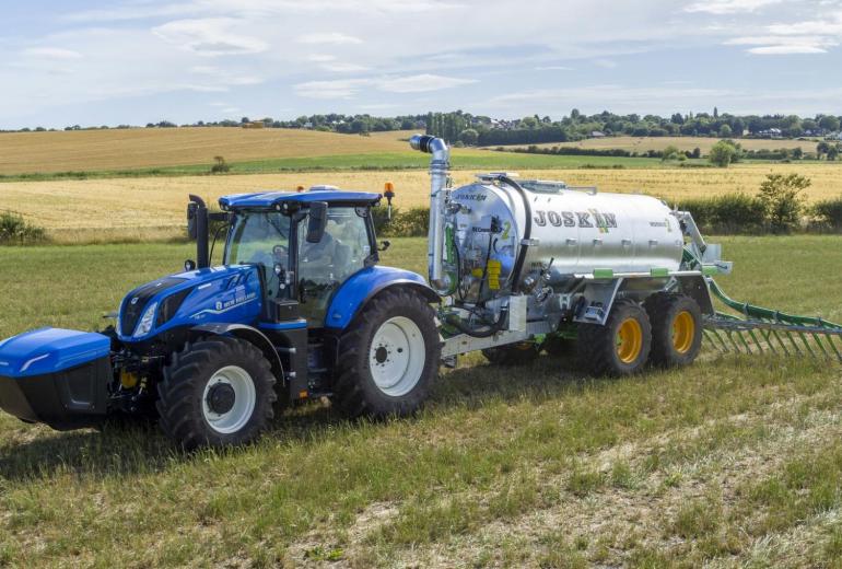 Metanu varomas New Holland T6 – paskutiniame bandymų etape