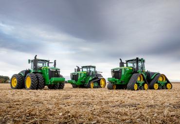 Atnaujinti John Deere 9R serijos traktoriai – dar galingesni ir išmanesni