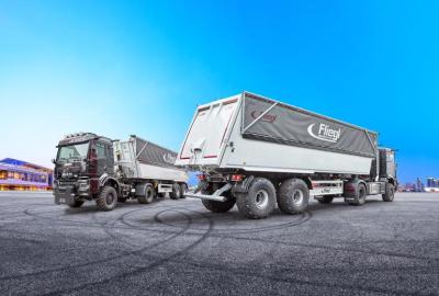 Universali savivartė puspriekabė Fliegl ZHKA 350