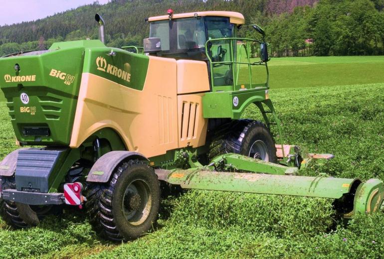 Krone Big M 450 savaeigėms žoliapjovėms – didesnis maigytuvų pasirinkimas