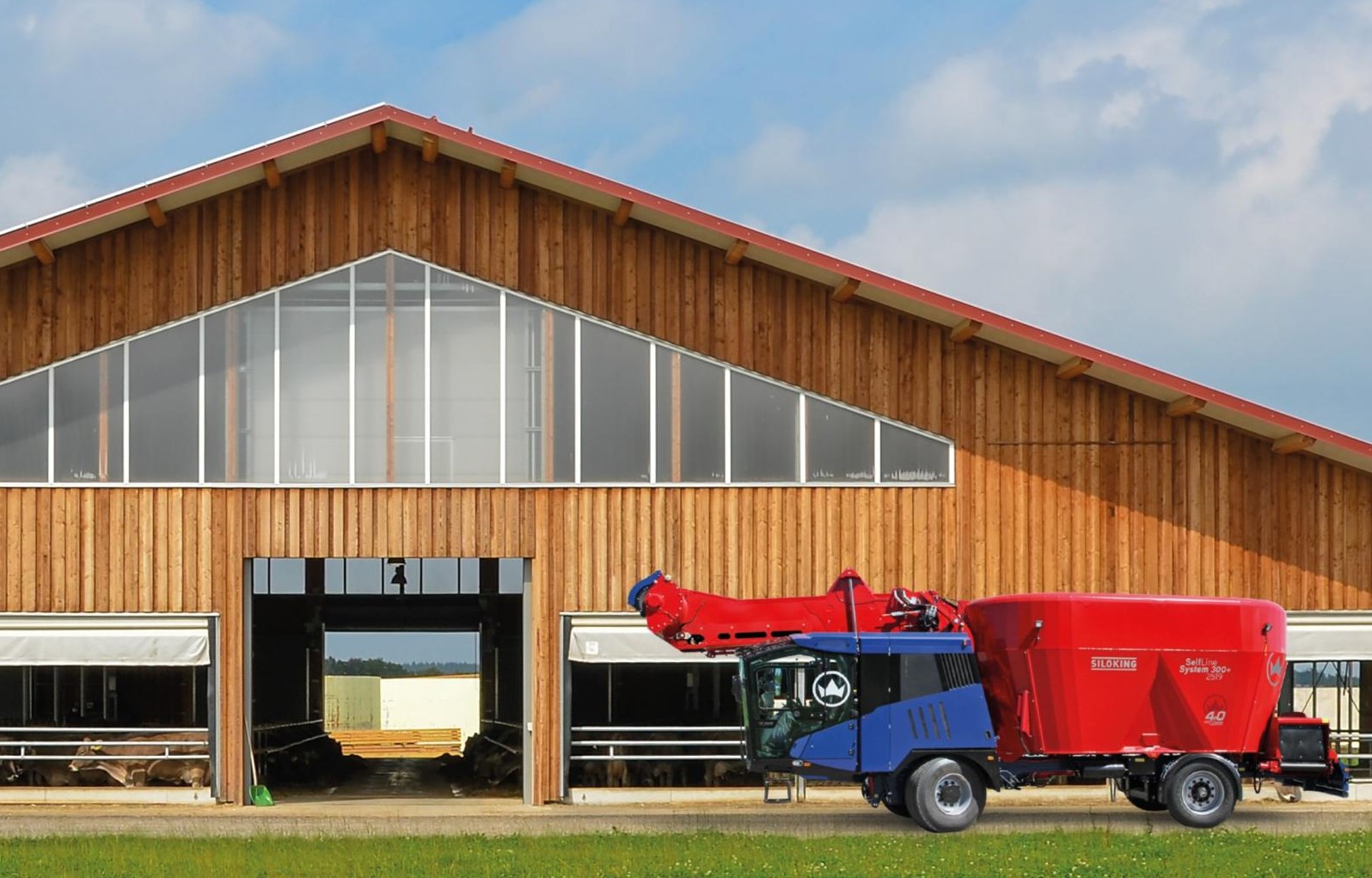 Našus savaeigis pašarų maišytuvas-dalytuvas Siloking SelfLine 4.0 300+