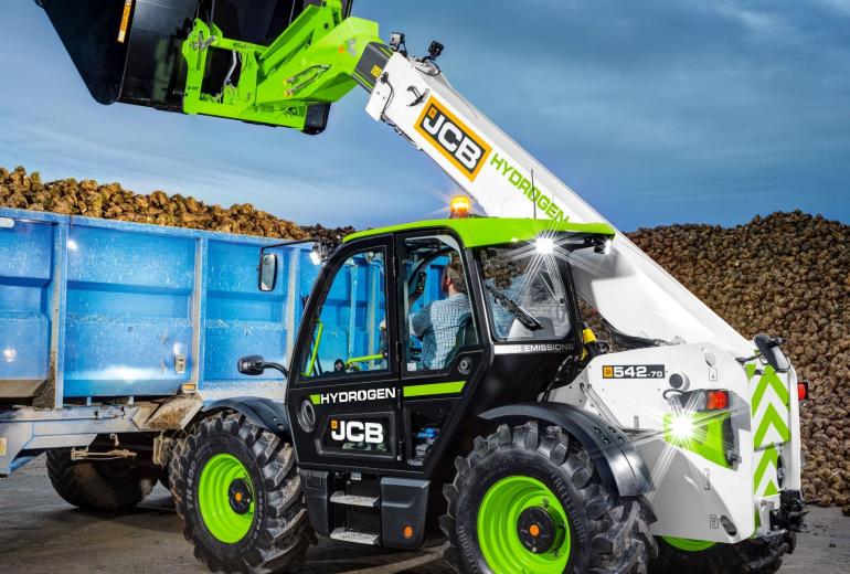 JCB investuoja į vandenilio elementų variklių kūrimą