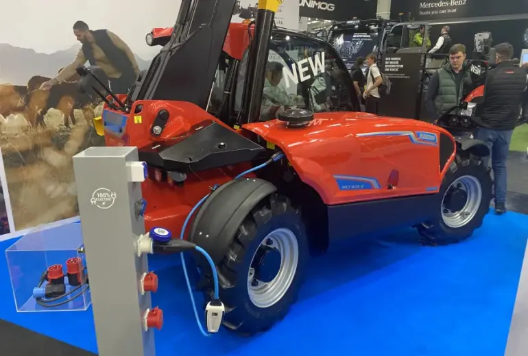 Agritechnica 2025: elektrinio Manitou MLT 625e teleskopinio krautuvo debiutas
