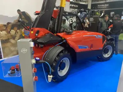 Agritechnica 2025: elektrinio Manitou MLT 625e teleskopinio krautuvo debiutas