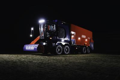 Agritechnica 2025: pasaulinė SILOKING savaeigįo 45 m³ talpos ir 510 AG pašarų maišytuvo-dalytuvo premjera