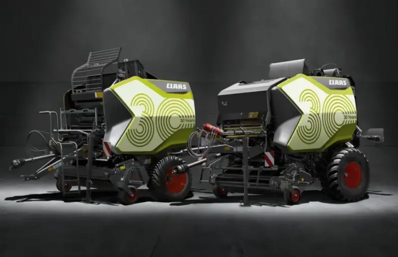 CLAAS kintamos kameros ritinių presams - 30 metų