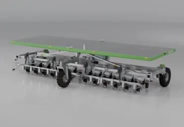 FarmDroid pristato didesnio darbinio pločio autonominį robotą