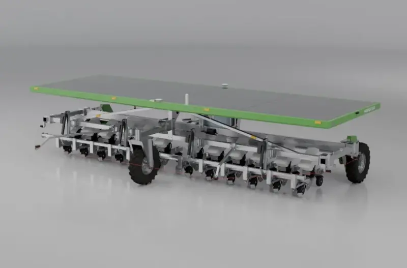 FarmDroid pristato didesnio darbinio pločio autonominį robotą