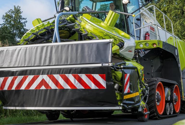 Claas Orbis 900 transportinis plotis – tik 3,0 m