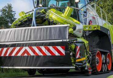 Claas Orbis 900 transportinis plotis – tik 3,0 m