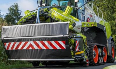 Claas Orbis 900 transportinis plotis – tik 3,0 m